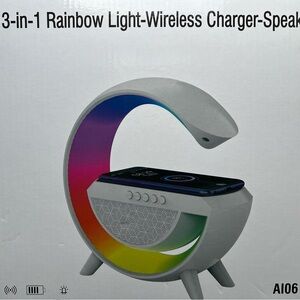 NEW in BOX - Delxo Wireless Speaker with Phone Charger